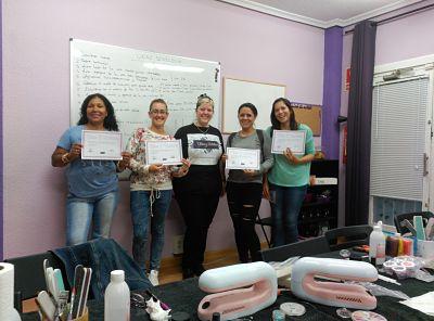 Foto del curso de decoración de uñas del día 25/09/16