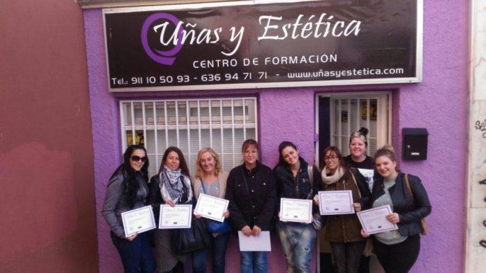 Fotos de las alumnas cursos de extensiones de pestañas 13/11/2016