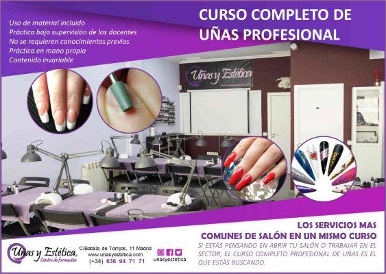 Curso completo de uñas en academia Uñas y Estética