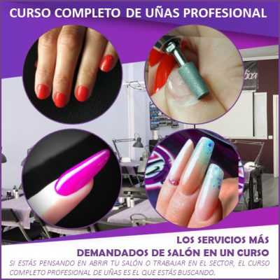 Curso completo de uñas en academia Uñas y Estética