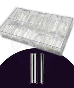 Tips Cuadrados Curva C XL - Transparentes