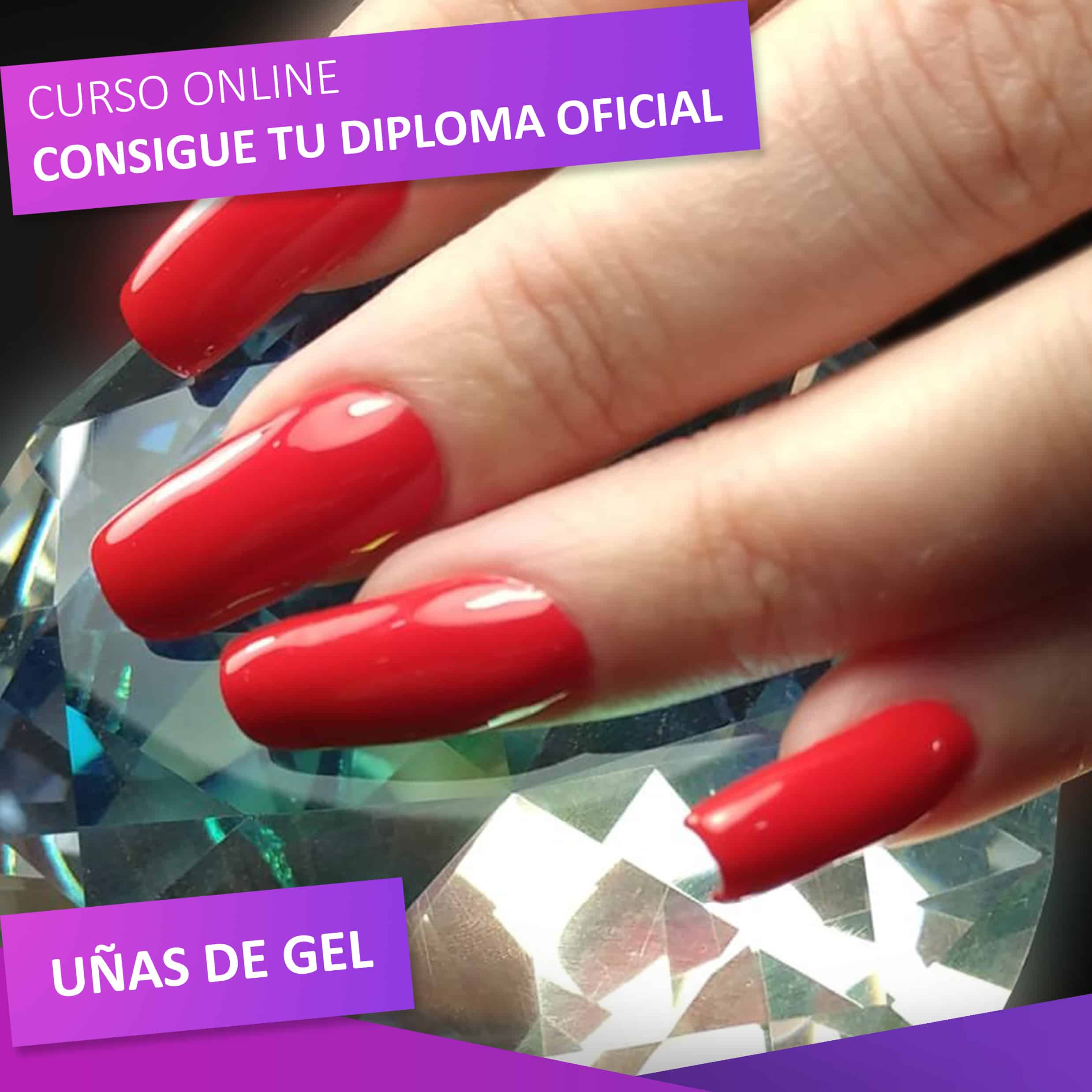 imagen portada del curso uñas de gel online