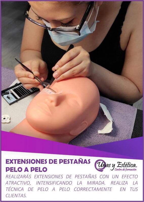 Extensiones de pestañas