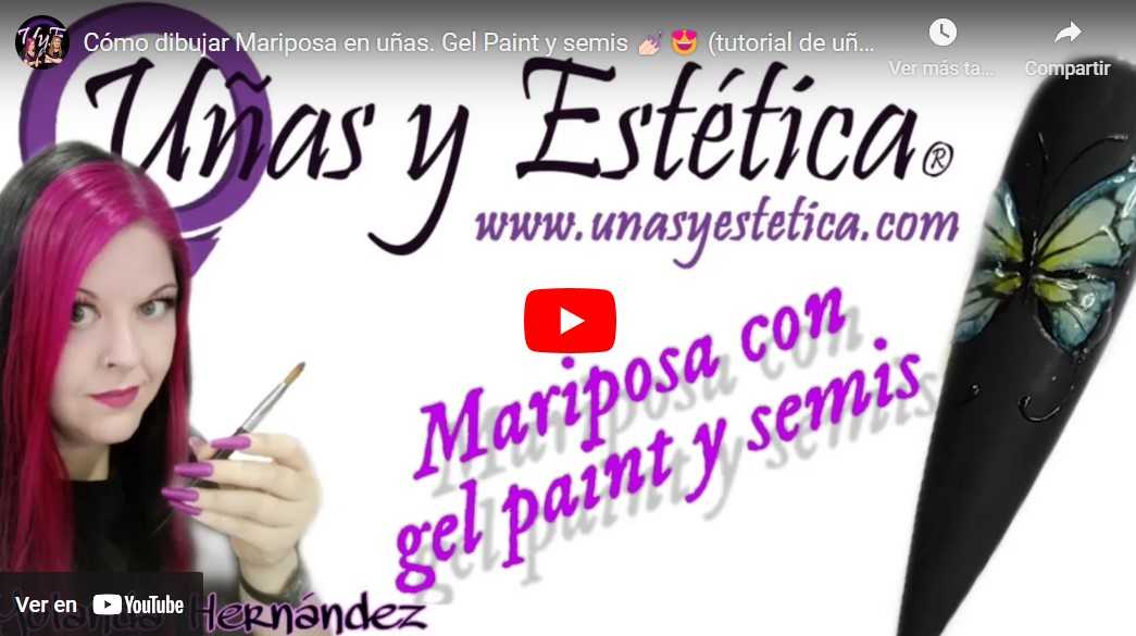 Videotutorial uñas como dubjar mariposa paso a paso