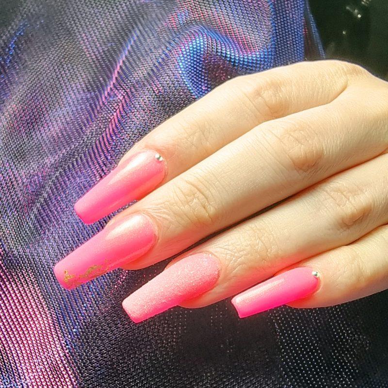 imagen de las uñas soft gel para la lección de prácticas