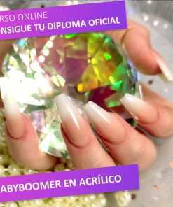 imagen del producto curso online uñas en babyboomer en acrílico