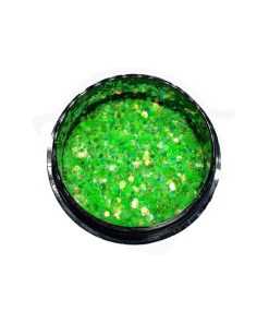 Glitter verde neon