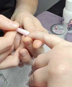 curso acrigel polygel poniendo forma superior